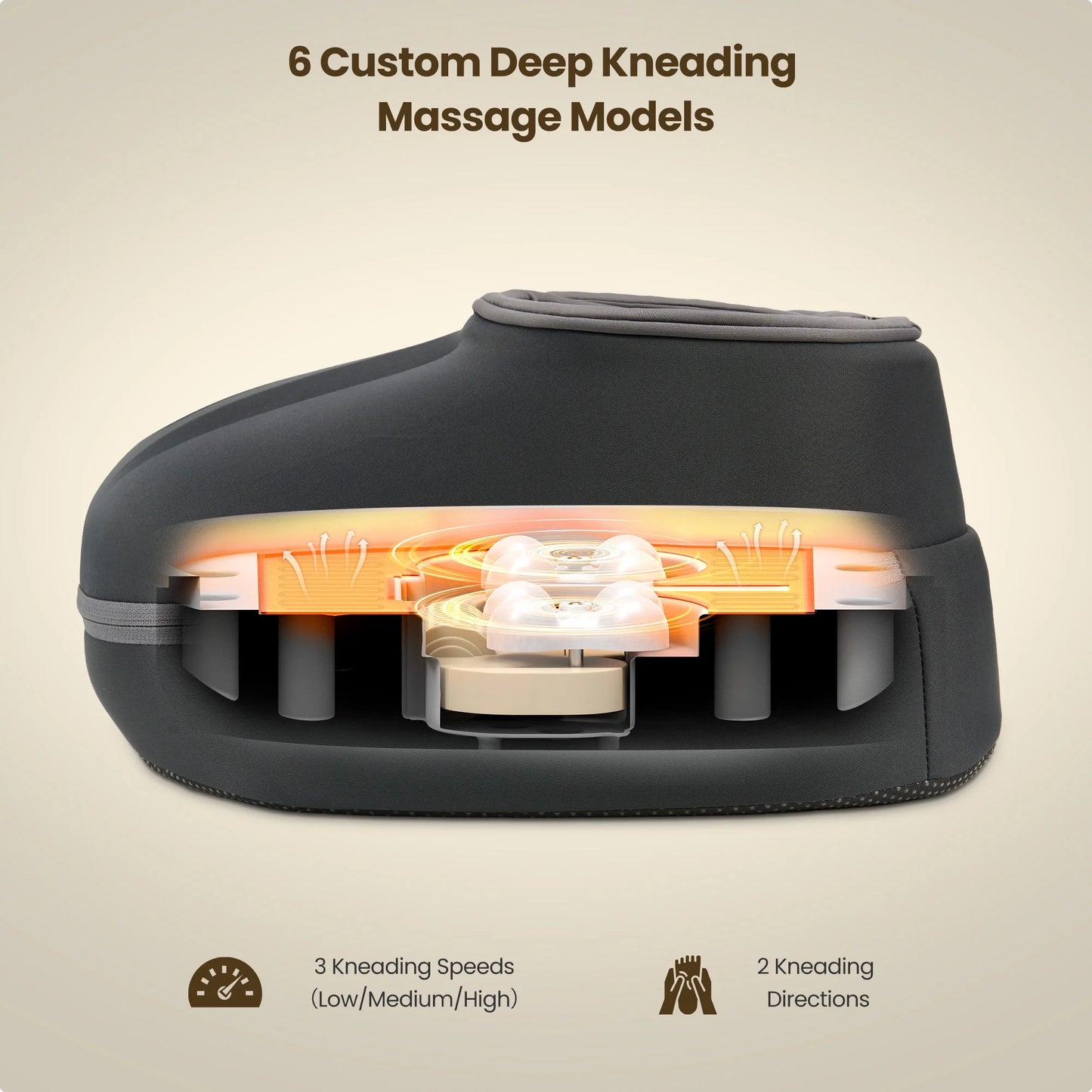 Foot Massager with Heat,Shiatsu Foot Massager Machine for Plantar Fasciitis, FSA HSA Eligible, Valentines Day Gifts for Women, Birthday Massage Gifts for Women Mom Men Dad