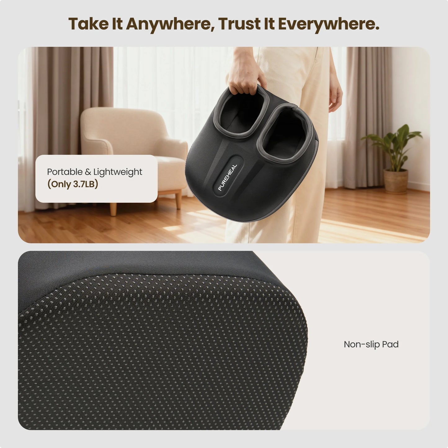 Foot Massager with Heat,Shiatsu Foot Massager Machine for Plantar Fasciitis, FSA HSA Eligible, Valentines Day Gifts for Women, Birthday Massage Gifts for Women Mom Men Dad