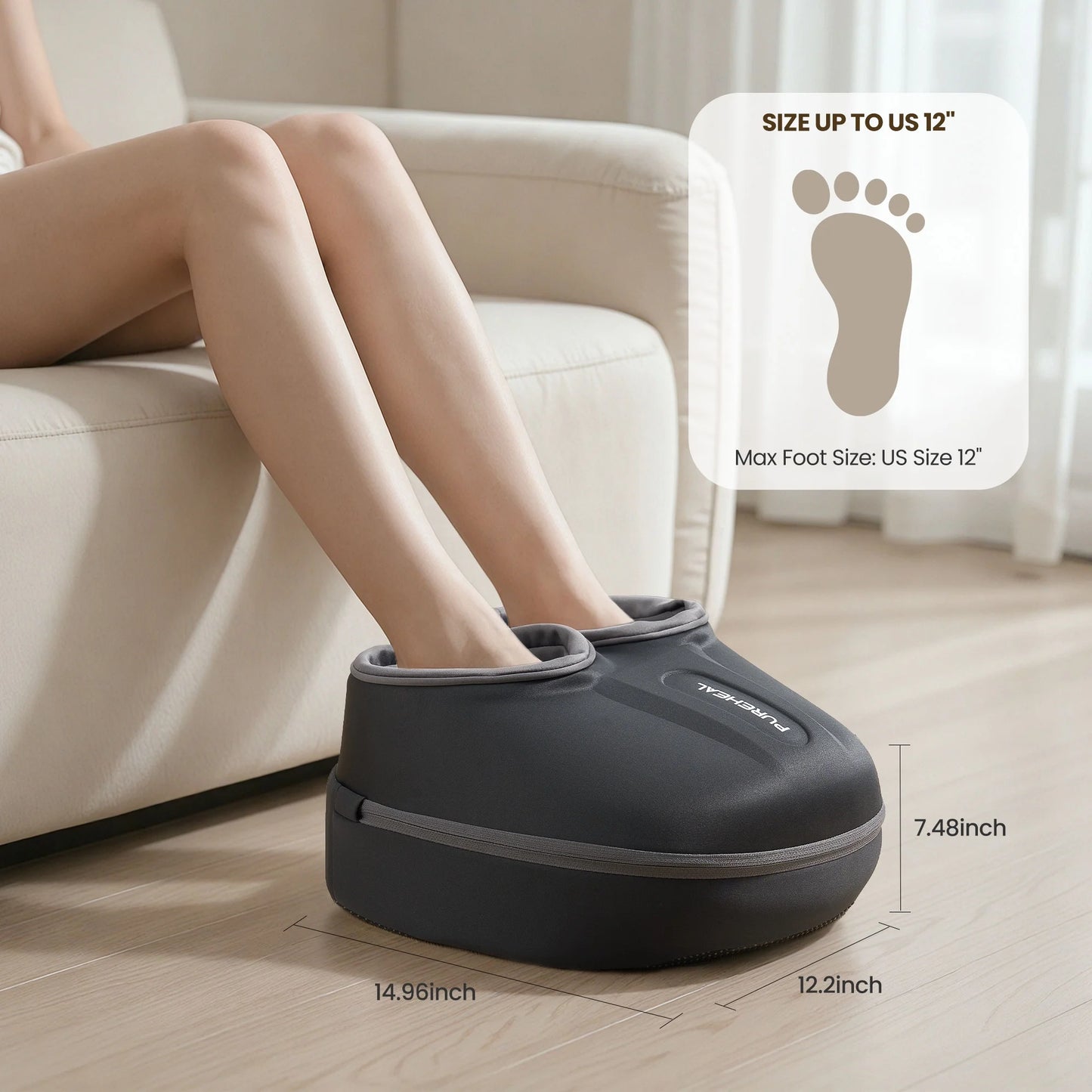 Foot Massager with Heat,Shiatsu Foot Massager Machine for Plantar Fasciitis, FSA HSA Eligible, Valentines Day Gifts for Women, Birthday Massage Gifts for Women Mom Men Dad