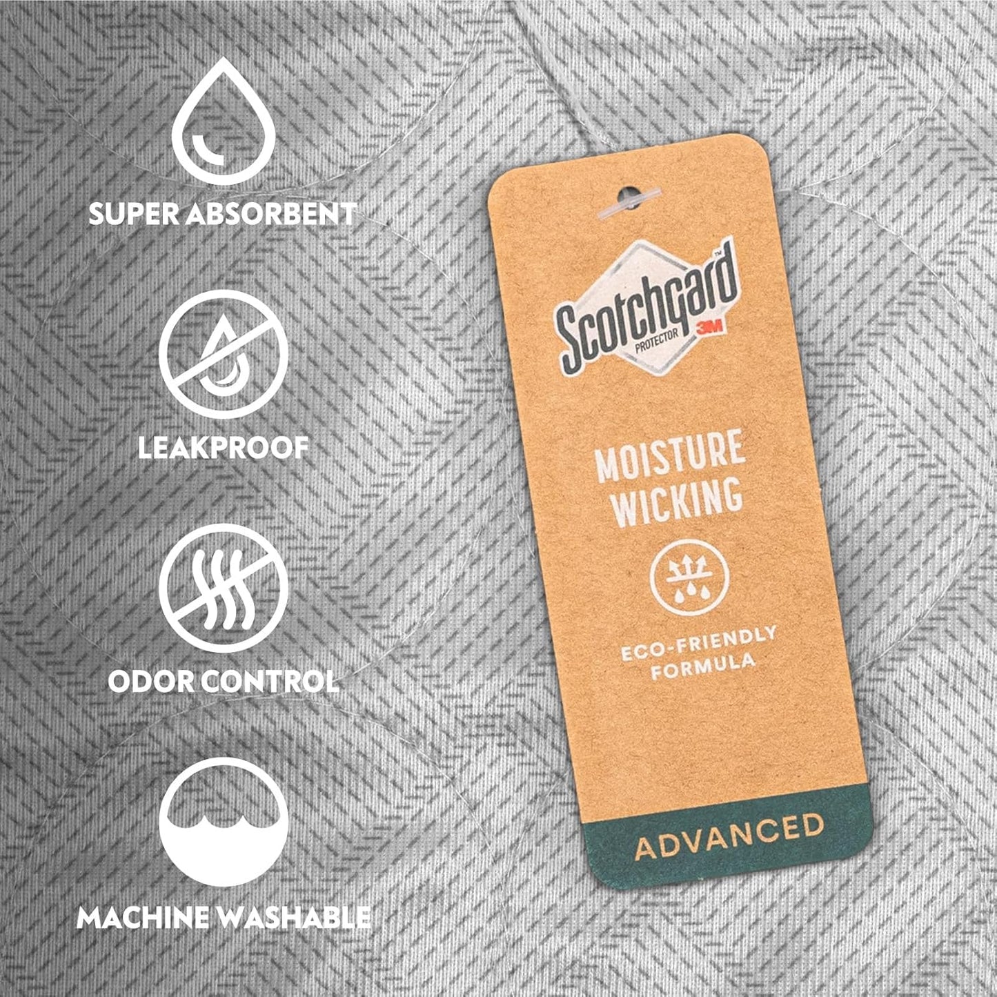 Washable Pee Pads for Dogs (2 Pack), Leakproof, Non-Slip Reusable Puppy Pads for Potty Training, Whelping, Waterproof Mat (41X41 Inch, Pack of 2)